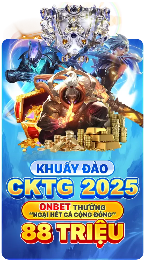 ONBET 4 Cover khuay đảo cktg 2025 tại onbet